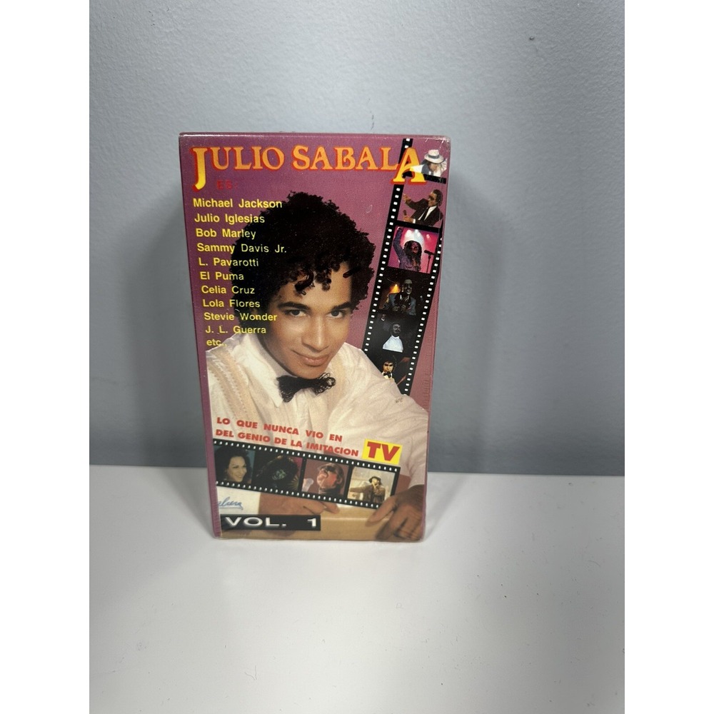 Julio Sabala VHS1993 Telemundo Escandalo Vol 1 & 2 Color HiFi Stereo NEW SEALED